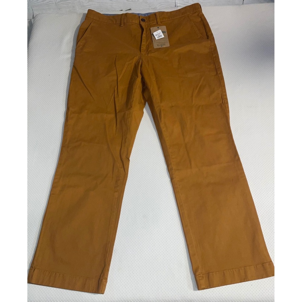 L.L.Bean Lakewashed Stretch Khakis SF Mens‎ W36 L29 Tan Pants New with Tags